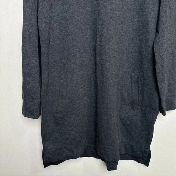 Lord & Taylor Womens Size Medium Grey Crew Neck Weighted Dress - Picture 9 of 14